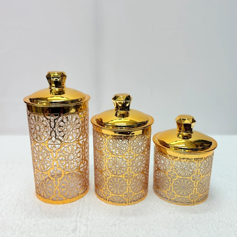 Luxury Plastic Containers – 3 Different Size Premium Storage Containers