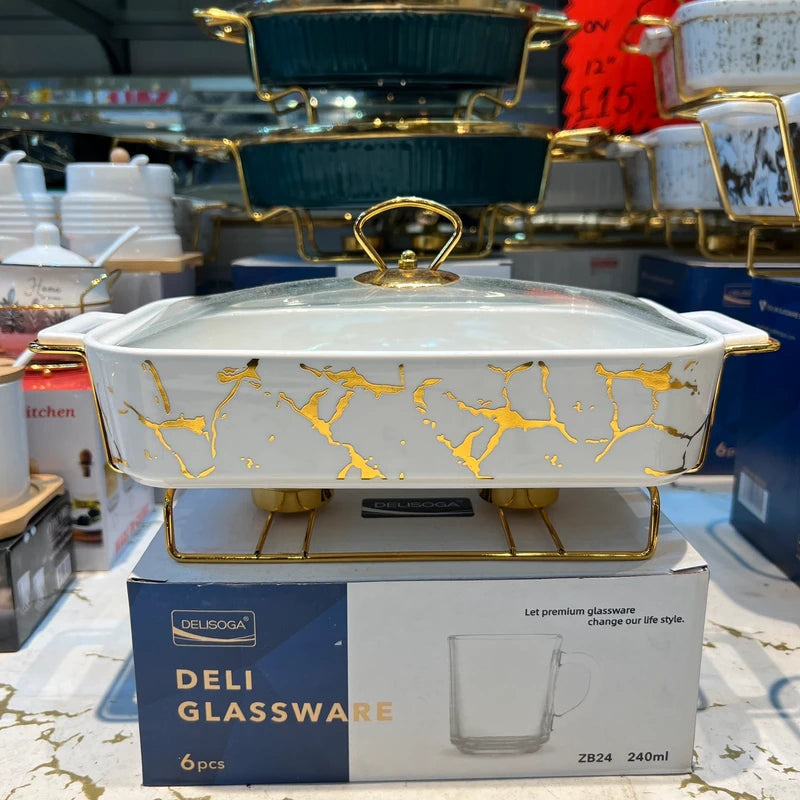 Luxury Casserole – Serve & Keep Food Warm, 2 Sizes Available