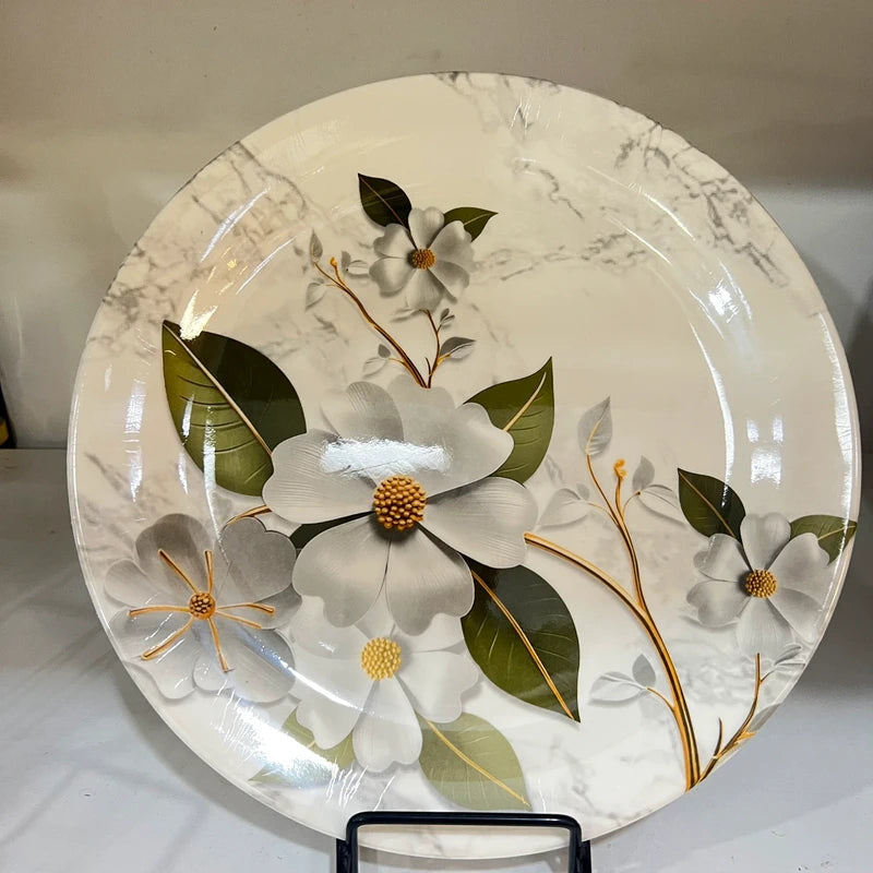 Luxury Melamine Dining Plate – Strong and Durable 1 Piece