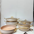 Luxury Non Stick Cooking Pot Set – Duo Leba OMS, 5 Pieces