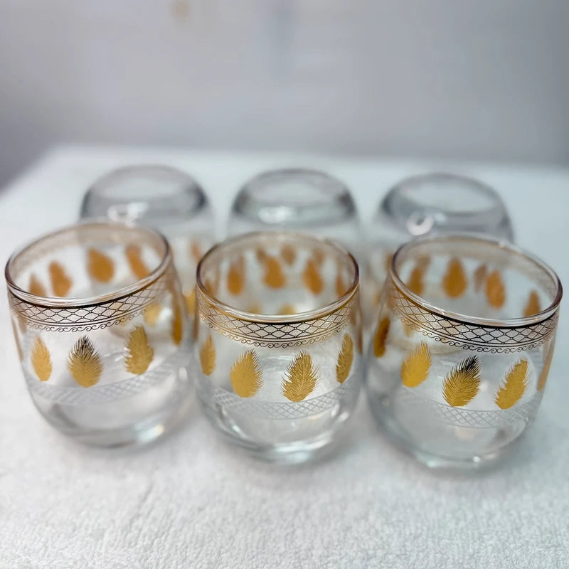 Luxury 350ml Glass Set – Elegant Drinkware for Water, Juice & Beverages