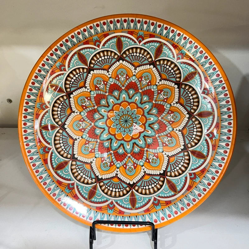 Luxury Melamine Dining Plate – Stylish & Modern Design 1 Piece