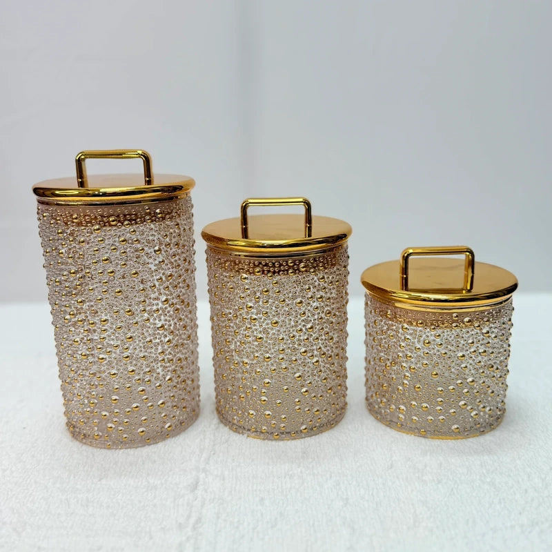 Luxury Plastic Containers – Premium 3 Different Size Plastic Storage Containers