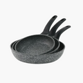 3 Pcs Granite Non-Stick Frying Pan Set.