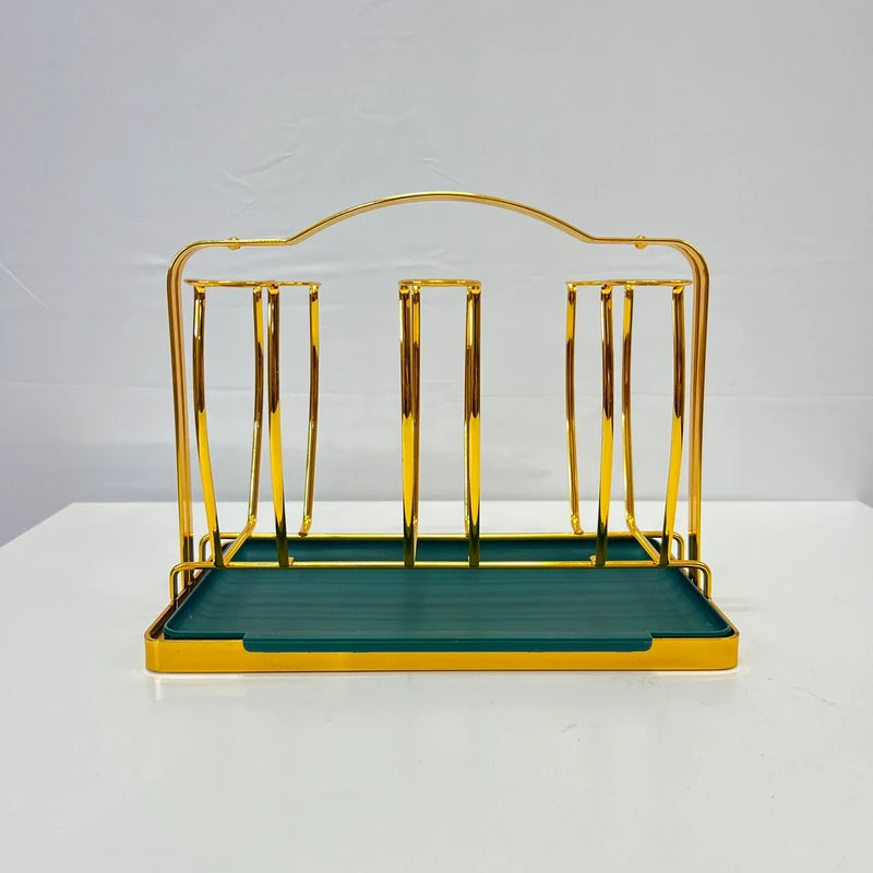 Luxury Glass Drying Rack Elegant Kitchen – 1 Piece