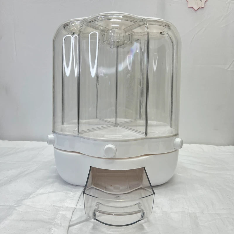 Luxury Dry Food Storage Container – Transparent Plastic, 1 Piece