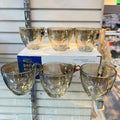 Luxury Golden Tea Coffee Cups Set of 6 – Elegant and Premium Drinkware