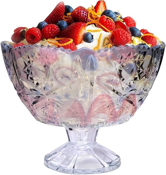 Luxury 7 Piece Glass Bowls Set – Decorative Crystal Glass Finish