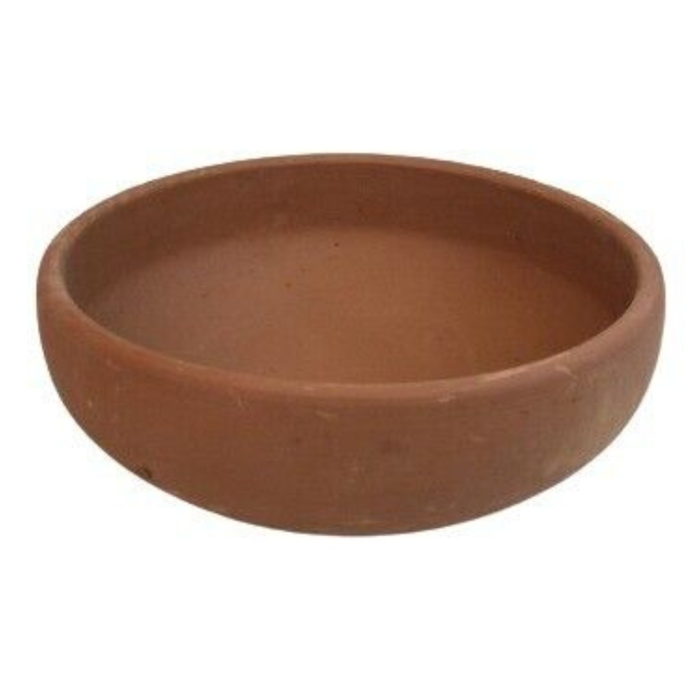 4 Creative Plain Rice Curry Soup Clay Bowls. 500 ML, 15 cm.