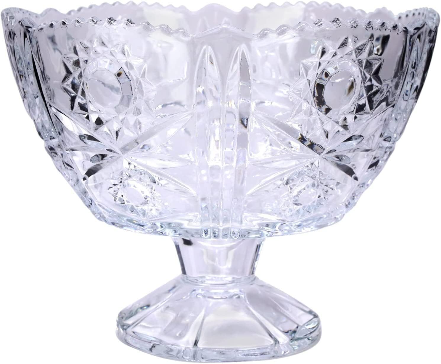 Luxury 7 Piece Glass Bowls Set – Decorative Crystal Glass Finish
