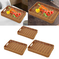 Handmade Rectangle wicker baskets, Hamper Basket 30 X 20 X 7CM