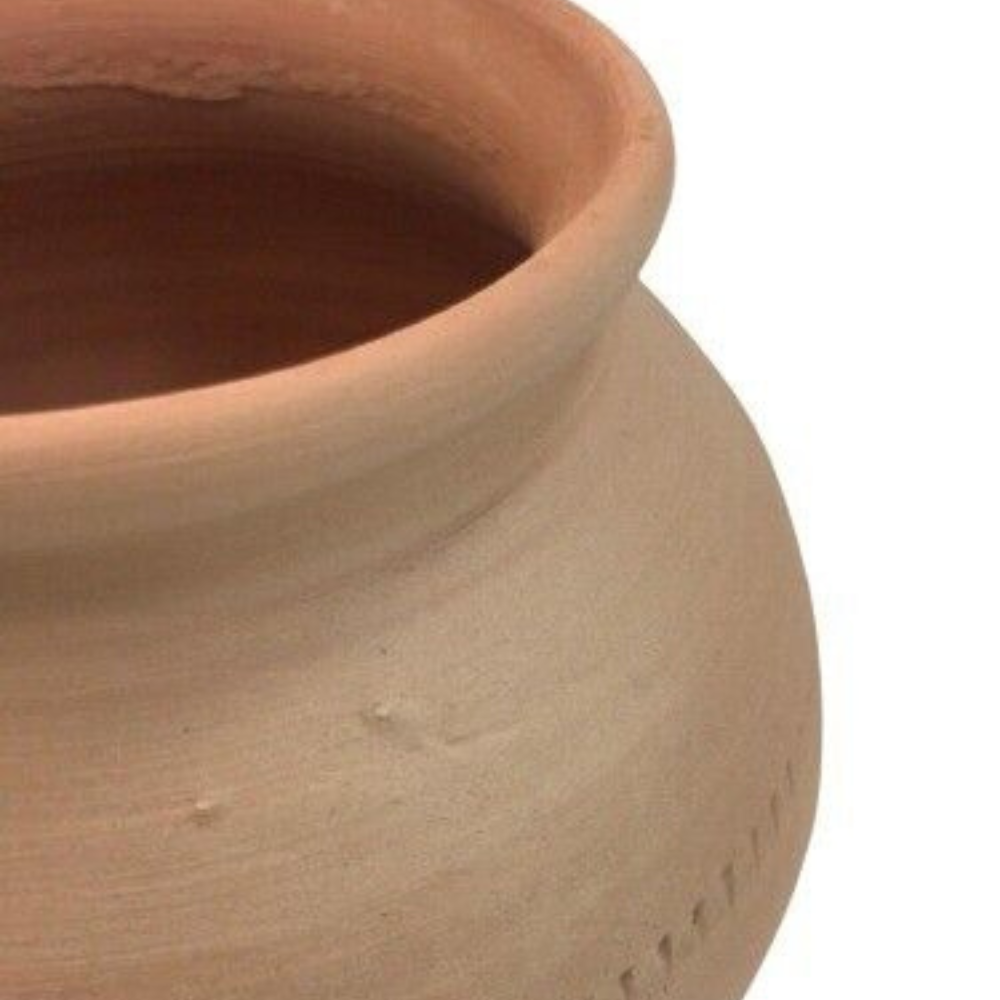 Matka Chicken Egg Biryani, Plain Earthen Clay/Handi Pot 800ML,14X14CM Lided.