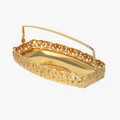 Gold & Silver Decorative Gift Hamper Hanging Basket
