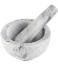Genuine Himalayan Marble Pestle and Mortar,17 X 10 cm, Weight: 4.0 KG