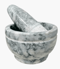 Genuine Himalayan Marble Pestle and Mortar,14 X 10 cm, Weight: 1.6 KG