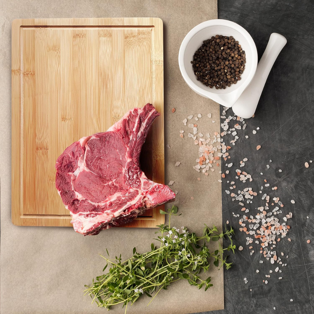 Set of 3 Rectangular Wooden Chopping Cutting Board