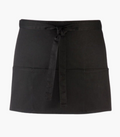 BLACK SHORT WAIST POCKET APRONS