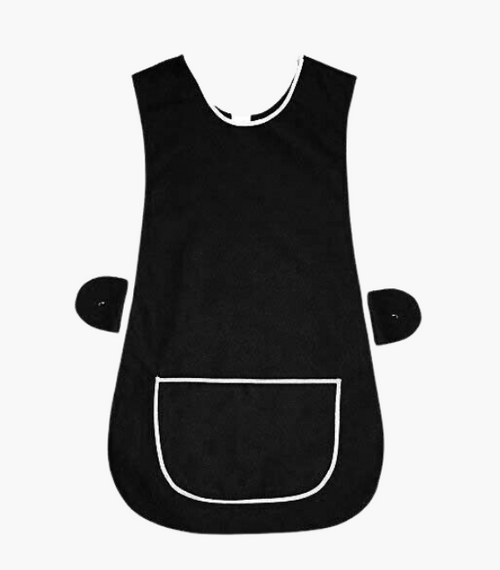 BLACK TABARD APRON