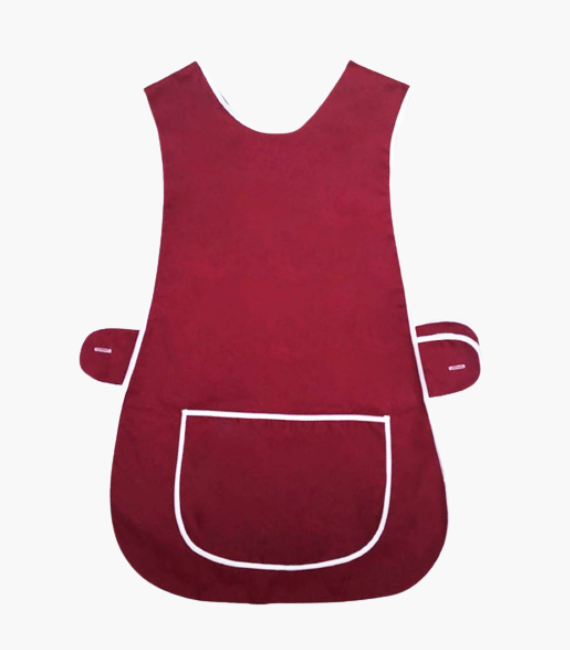 BURGUNDY TABARD APRON