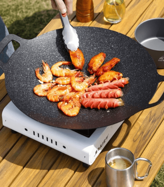 Large 36cm Multipurpose Non-Stick Round Baking Pan and Grilling Tray