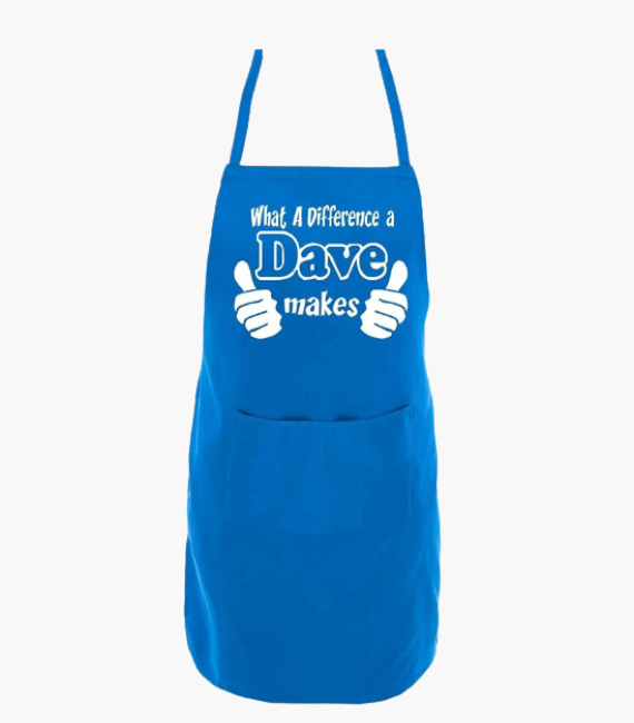 DAVE BLACK CHEF APRON