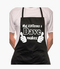 DAVE BLACK CHEF APRON IN BULK