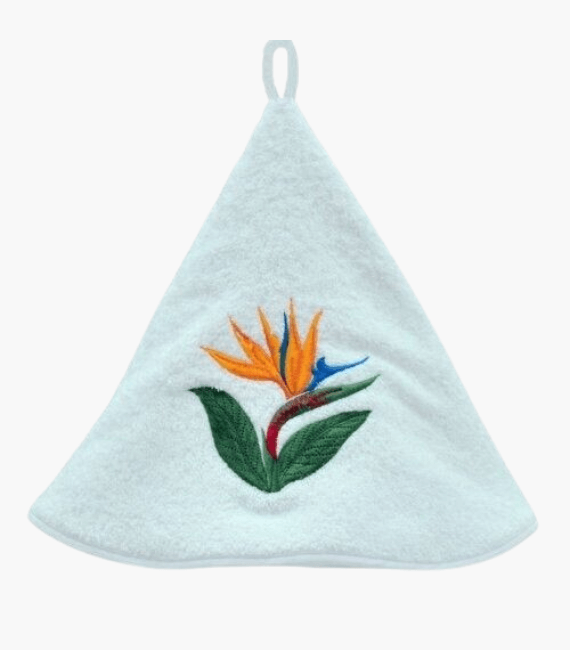 4 round tea towels for hanging in the kitchen 25-inch hand towel dish drying cloth available in several colours.
