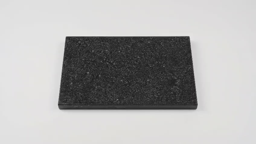 Black Granite Chopping Board Large 30 × 45 cm – Heavy Duty Kitchen Cutting Board