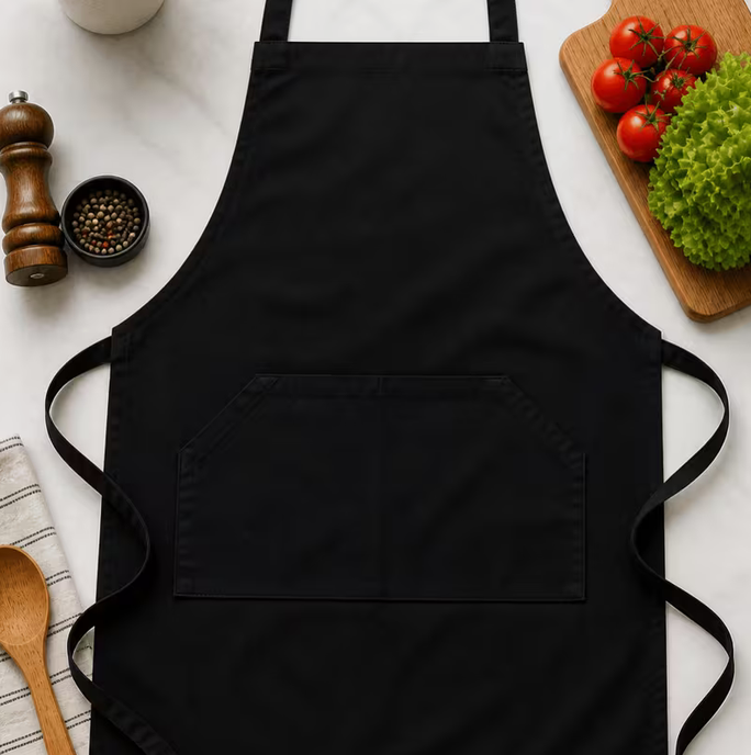 Unisex Cooking Apron with Pocket – Adjustable Kitchen Aprons for Baking, BBQ & Chef Use (Multiple Colors)