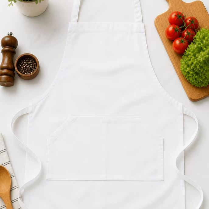 Unisex Cooking Apron with Pocket – Adjustable Kitchen Aprons for Baking, BBQ & Chef Use (Multiple Colors)