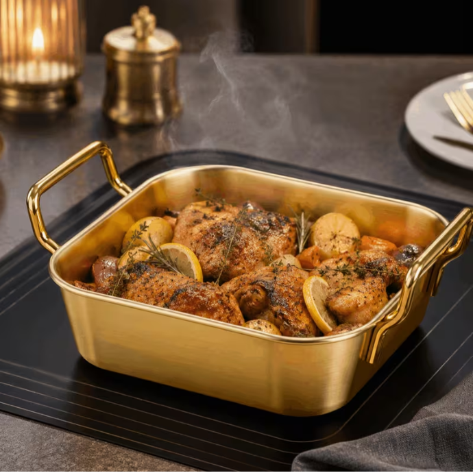 2x Stainless Steel French Fries Serving Basket – Snack & Fried Chicken Serving Cup for Restaurant, Bar, Café & Kitchen