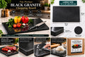 Black Granite Chopping Board Large 30 × 45 cm – Heavy Duty Kitchen Cutting Board