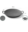 Large 36cm Multipurpose Non-Stick Round Baking Pan and Grilling Tray