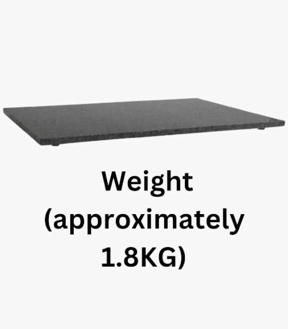 Small Heavy Weight Granite Chopping Board 25X14X2 CM, 1.8 kg